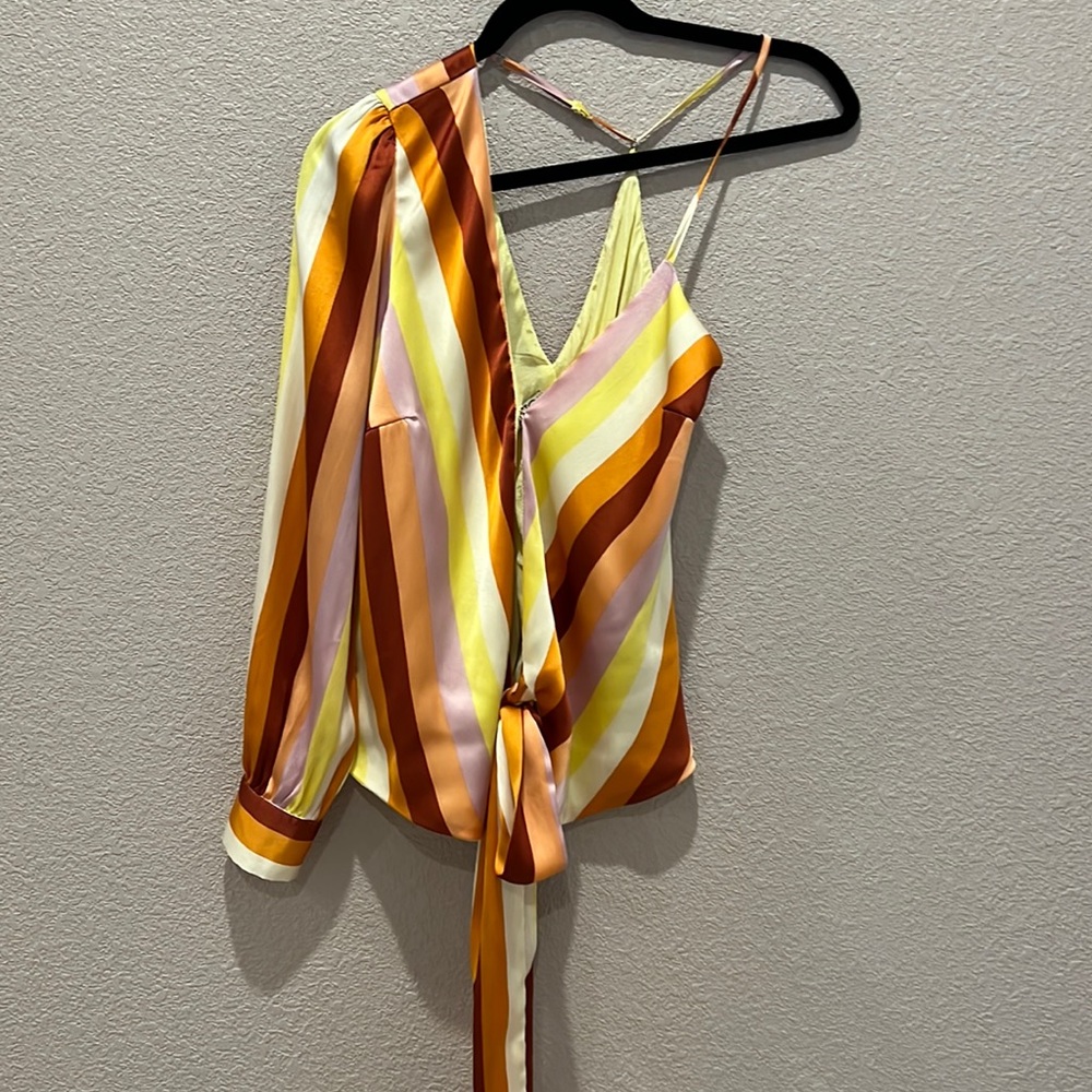 Boutique Tie Around Crop Top